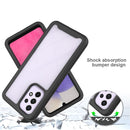 For Samsung Galaxy A33 5G Starry Sky Solid Color Series PC + TPU Phone Case with PET Film(Black)