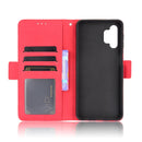 For Samsung Galaxy A13 4G Skin Feel Calf Pattern Leather Phone Case(Red)