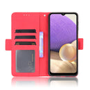 For Samsung Galaxy A13 4G Skin Feel Calf Pattern Leather Phone Case(Red)