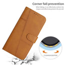 For Samsung Galaxy A33 5G Stitching Calf Texture Buckle Leather Phone Case(Yellow)