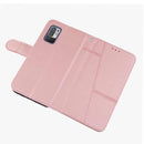 For Xiaomi Redmi Note 10 5G/Note 10T/Poco M3 Pro 5G Stitching Calf Texture Buckle Leather Phone Case(Pink)