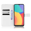 For Alcatel 1S 2021 / 3L 2021 / TCL 20E / 20Y Diamond Texture Leather Phone Case(White)