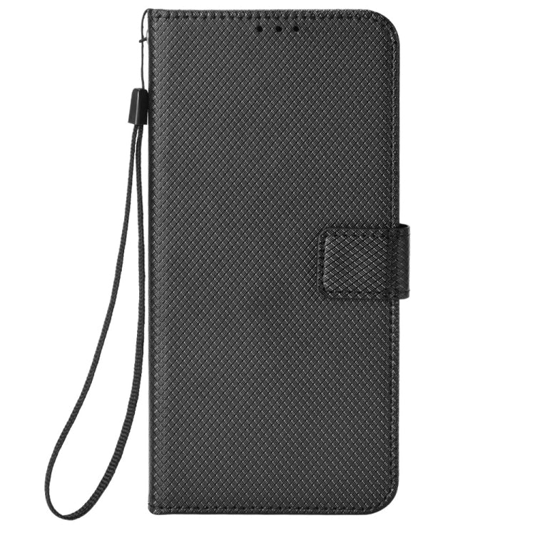 For Alcatel 1S 2021 / 3L 2021 / TCL 20E / 20Y Diamond Texture Leather Phone Case(Black)