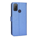 For Alcatel 1S 2021 / 3L 2021 / TCL 20E / 20Y Diamond Texture Leather Phone Case(Blue)