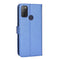For Alcatel 1S 2021 / 3L 2021 / TCL 20E / 20Y Diamond Texture Leather Phone Case(Blue)