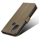 For Alcatel 1S 2021 / 3L 2021 / TCL 20E / 20Y Diamond Texture Leather Phone Case(Brown)