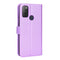 For Alcatel 1S 2021 / 3L 2021 / TCL 20E / 20Y Diamond Texture Leather Phone Case(Purple)