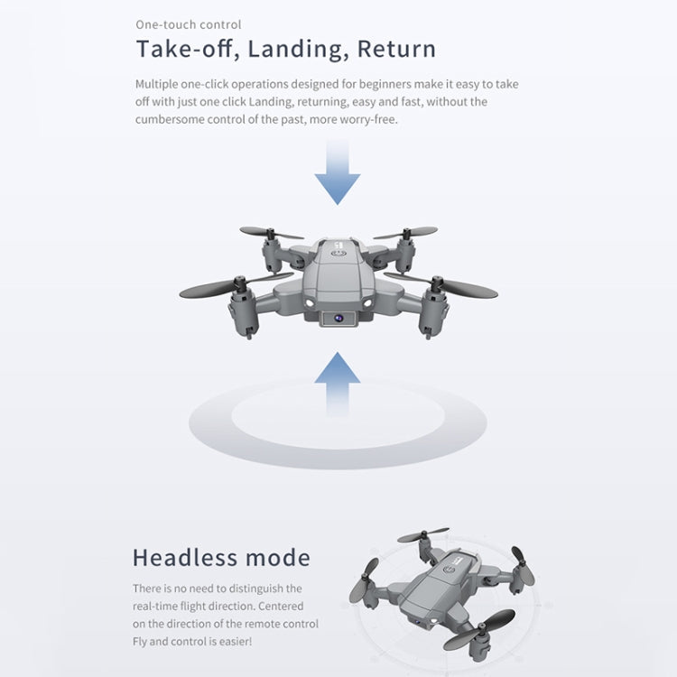KY905 Foldable Mini WiFi FPV Aerial Photography Drone, Specification:1080P + Box