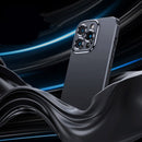 Metal Lens Liquid Silicone Phone Case For iPhone 13(Blue)