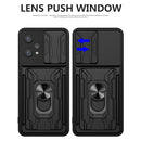 For OPPO Realme 9 Pro+ Sliding Camshield Card Phone Case(Grey)