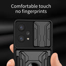 For OPPO Realme 9 Pro+ Sliding Camshield Card Phone Case(Grey)