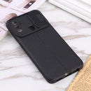 For OPPO A53 2020/ A32 5G / A33 2020 / A53s Litchi Texture Sliding Camshield TPU Phone Case(Black)