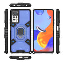For Xiaomi Redmi Note 11 Pro 5G / 4G Global Space PC+TPU Shockproof Phone Case with Ring Holder(Blue)