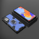For Xiaomi Redmi Note 11 Pro 5G / 4G Global Space PC+TPU Shockproof Phone Case with Ring Holder(Blue)