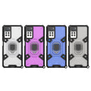 For Xiaomi Redmi Note 11 Pro 5G / 4G Global Space PC+TPU Shockproof Phone Case with Ring Holder(Blue)