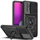 For Samsung Galaxy A33 5G Sliding Camera Cover Design TPU + PC Phone Case(Black)