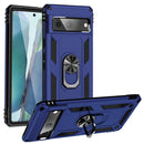 For Google Pixel 7 Shockproof TPU + PC Phone Case with Holder(Blue)