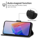 Leather Phone Case For OPPO Reno7 Lite(Black)