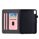 For Lenovo Legion Y700 Cowhide Texture Smart Leather Tablet Case(Rose Gold)