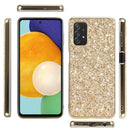 For Samsung Galaxy A13 4G Glitter Powder Shockproof TPU Phone Case(Black)