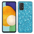 For Samsung Galaxy A13 4G Glitter Powder Shockproof TPU Phone Case(Blue)