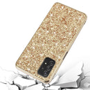 For Samsung Galaxy A13 4G Glitter Powder Shockproof TPU Phone Case(Blue)