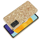 For Samsung Galaxy A13 4G Glitter Powder Shockproof TPU Phone Case(Silver)