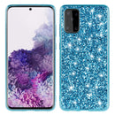 For Samsung Galaxy A53 5G Glitter Powder Shockproof TPU Phone Case(Blue)