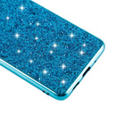 For Samsung Galaxy A53 5G Glitter Powder Shockproof TPU Phone Case(Blue)