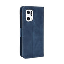 For OPPO Find X5 Pro Skin Feel Calf Pattern Leather Phone Case(Blue)