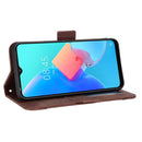 For TECNO Spark Go 2022 / Spark 8C Skin Feel Calf Pattern Leather Phone Case(Brown)