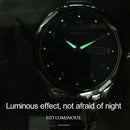 JIN SHI DUN 8813 Fashion Waterproof Luminous Automatic Mechanical Watch, Style:Men(Silver Gold Blue)