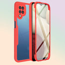 For Samsung Galaxy A12 Acrylic + TPU 360 Degrees Full Coverage Shockproof Phone Case(Green)