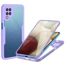 For Samsung Galaxy A12 Acrylic + TPU 360 Degrees Full Coverage Shockproof Phone Case(Purple)
