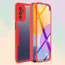 For Samsung Galaxy M52 5G Acrylic + TPU 360 Degrees Full Coverage Shockproof Phone Case(Red)