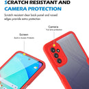 For Samsung Galaxy M52 5G Acrylic + TPU 360 Degrees Full Coverage Shockproof Phone Case(Red)