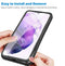 For Samsung Galaxy S22 5G Acrylic + TPU 360 Degrees Full Coverage Shockproof Phone Case(Blue)
