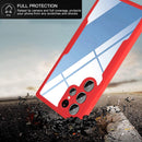 For Samsung Galaxy S22 Ultra 5G Acrylic + TPU 360 Degrees Full Coverage Shockproof Phone Case(Black)