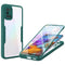 For Samsung Galaxy A21s Acrylic + TPU 360 Degrees Full Coverage Shockproof Phone Case(Green)