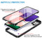 For Samsung Galaxy A22 4G Acrylic + TPU 360 Degrees Full Coverage Shockproof Phone Case(Black)