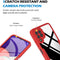 For Samsung Galaxy A22 4G Acrylic + TPU 360 Degrees Full Coverage Shockproof Phone Case(Black)