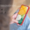 For Samsung Galaxy A22 4G Acrylic + TPU 360 Degrees Full Coverage Shockproof Phone Case(Black)