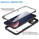 For Xiaomi 12 Pro 5G Acrylic + TPU 360 Degrees Full Coverage Shockproof Phone Case(Pink)