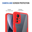 For Xiaomi 12 Pro 5G Acrylic + TPU 360 Degrees Full Coverage Shockproof Phone Case(Pink)