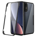 For Xiaomi 12 Pro 5G Acrylic + TPU 360 Degrees Full Coverage Shockproof Phone Case(Black)