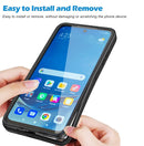 For Xiaomi 12 Pro 5G Acrylic + TPU 360 Degrees Full Coverage Shockproof Phone Case(Black)