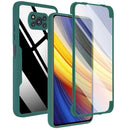 For Xiaomi Poco X3 NFC / X3 Acrylic + TPU 360 Degrees Full Coverage Shockproof Phone Case(Green)
