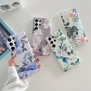 For Samsung Galaxy S22 Ultra 5G Laser Flower TPU Phone Case(Rose)