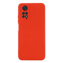 For Xiaomi Redmi Note 11S / Note 11 4G Pure Color Liquid Silicone Shockproof Full Coverage Phone Case(Red)