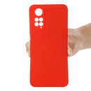 For Xiaomi Redmi Note 11S / Note 11 4G Pure Color Liquid Silicone Shockproof Full Coverage Phone Case(Red)